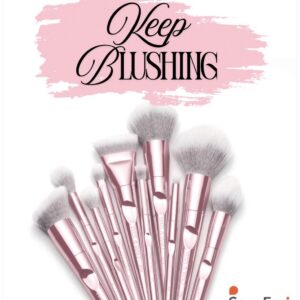 10-Piece Makeup Brush Set – Professional Beauty Brushes