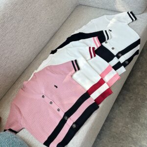 Women Ribbed Knit Button Cardigan Top – Stylish Short Sleeve Fashion Shirt for Girl